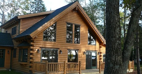 An image for Log Homes by Carlton Construction MN.
